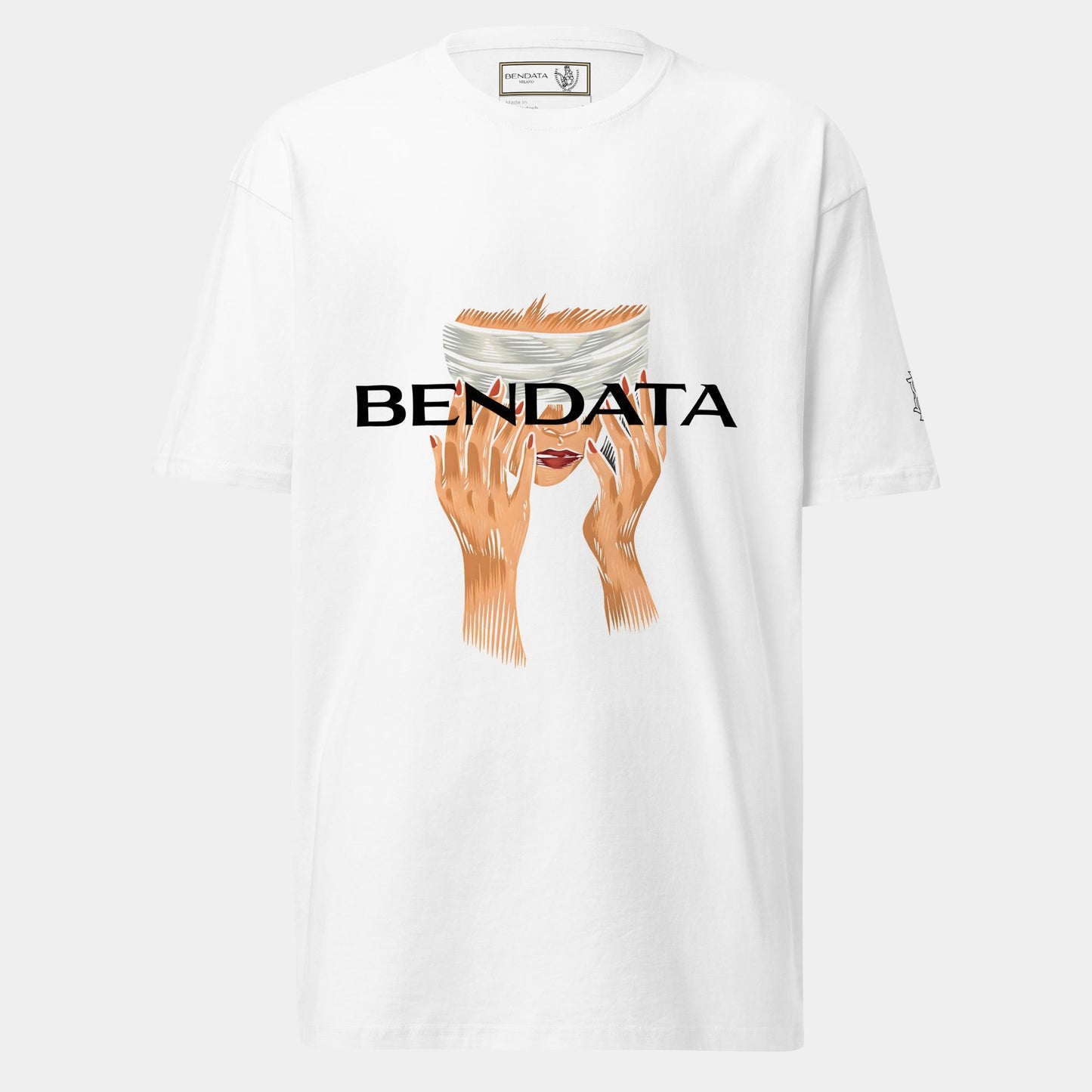 BENDATA | T SHIRT BLINDFOLDED WOMAN LOGO